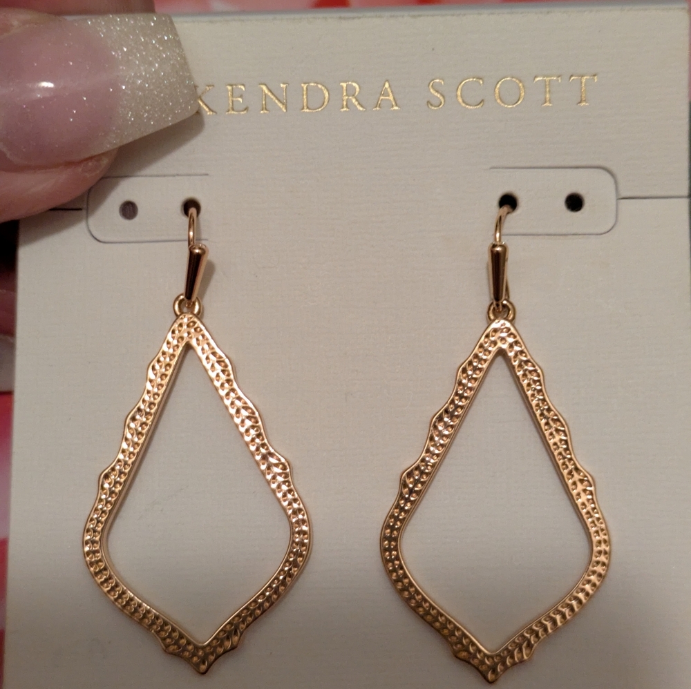 ♥️Kendra Scott Signature Rose Gold Open Frame Earrings♥️